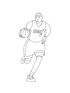 Kevin Durant coloring page