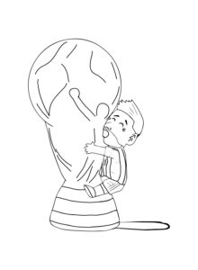 Lionel Messi coloring page