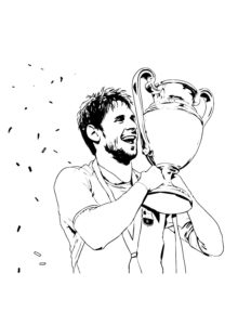 Lionel Messi coloring page