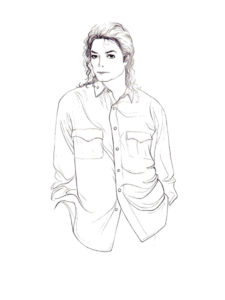 Michael Jackson coloring page