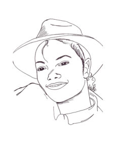 Michael Jackson coloring page