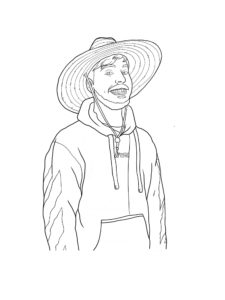 Mr. Beast coloring page