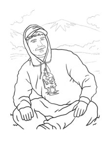 Mr. Beast coloring page