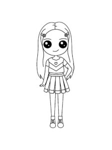 Olivia Rodrigo coloring page