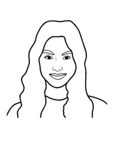 Olivia Rodrigo coloring page