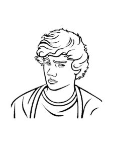 One Direction coloring page