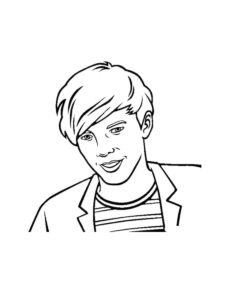 One Direction coloring page