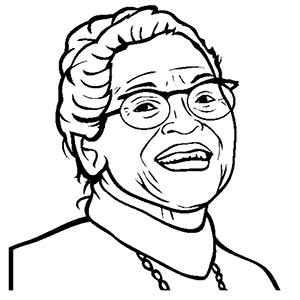 Rosa Parks coloring pages