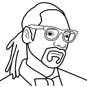 Snoop Dogg coloring pages