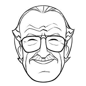 Stan Lee coloring pages