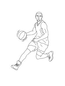 Stephen Curry coloring page