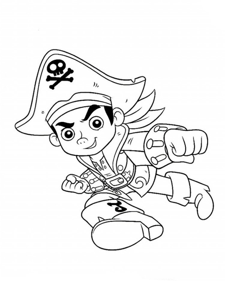 Pirate Jake coloring page