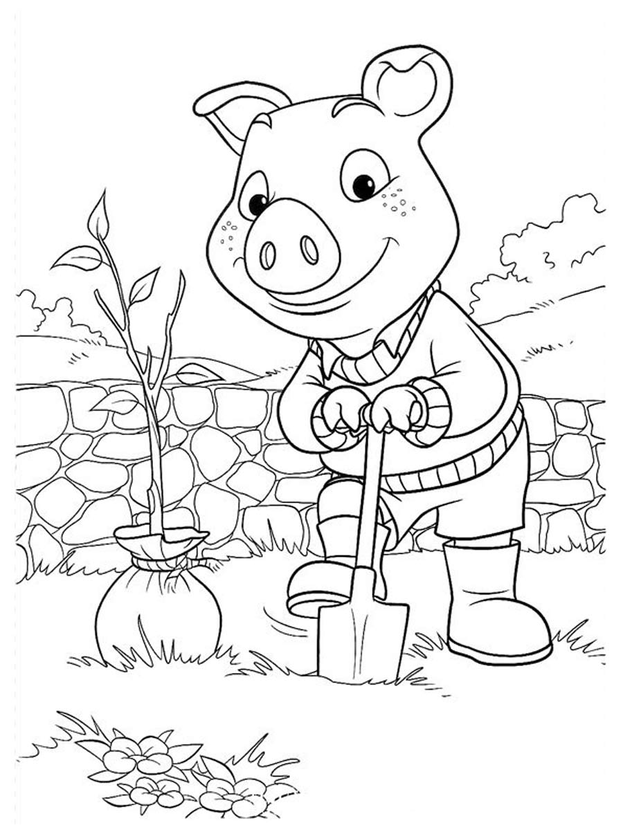 Jakers! The Adventures of Piggley Winks 18 coloring page