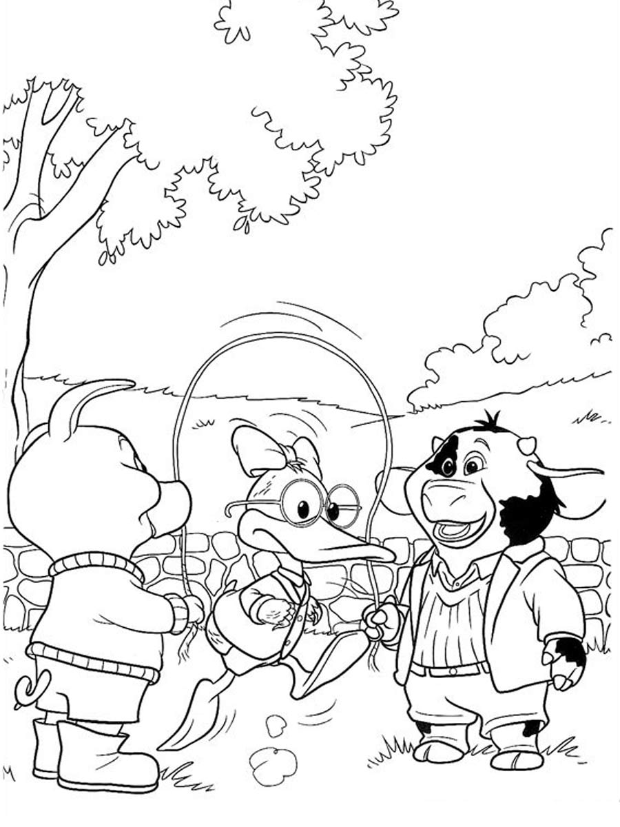Jakers! The Adventures of Piggley Winks 20 coloring page