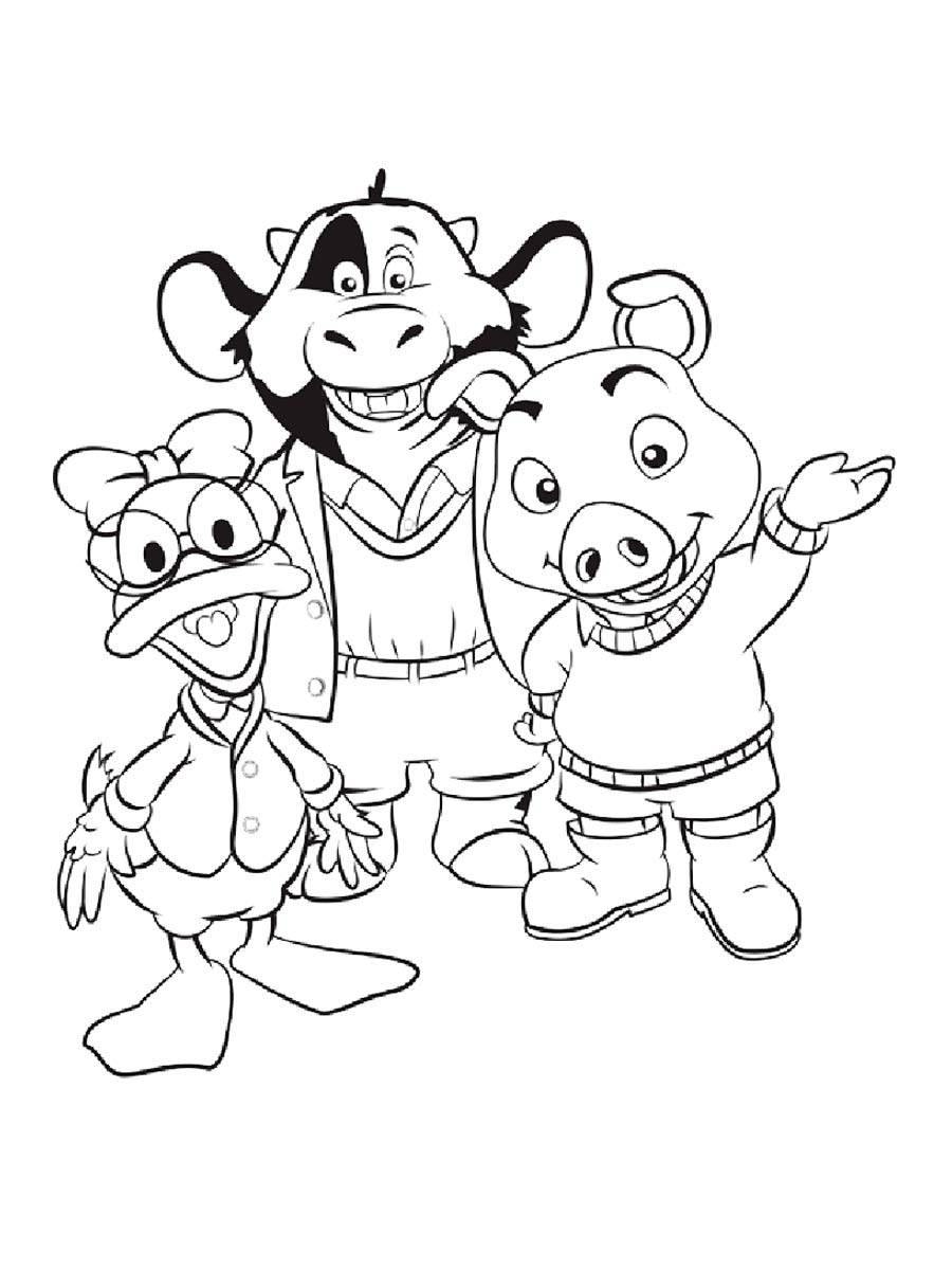 Jakers! The Adventures of Piggley Winks 26 coloring page