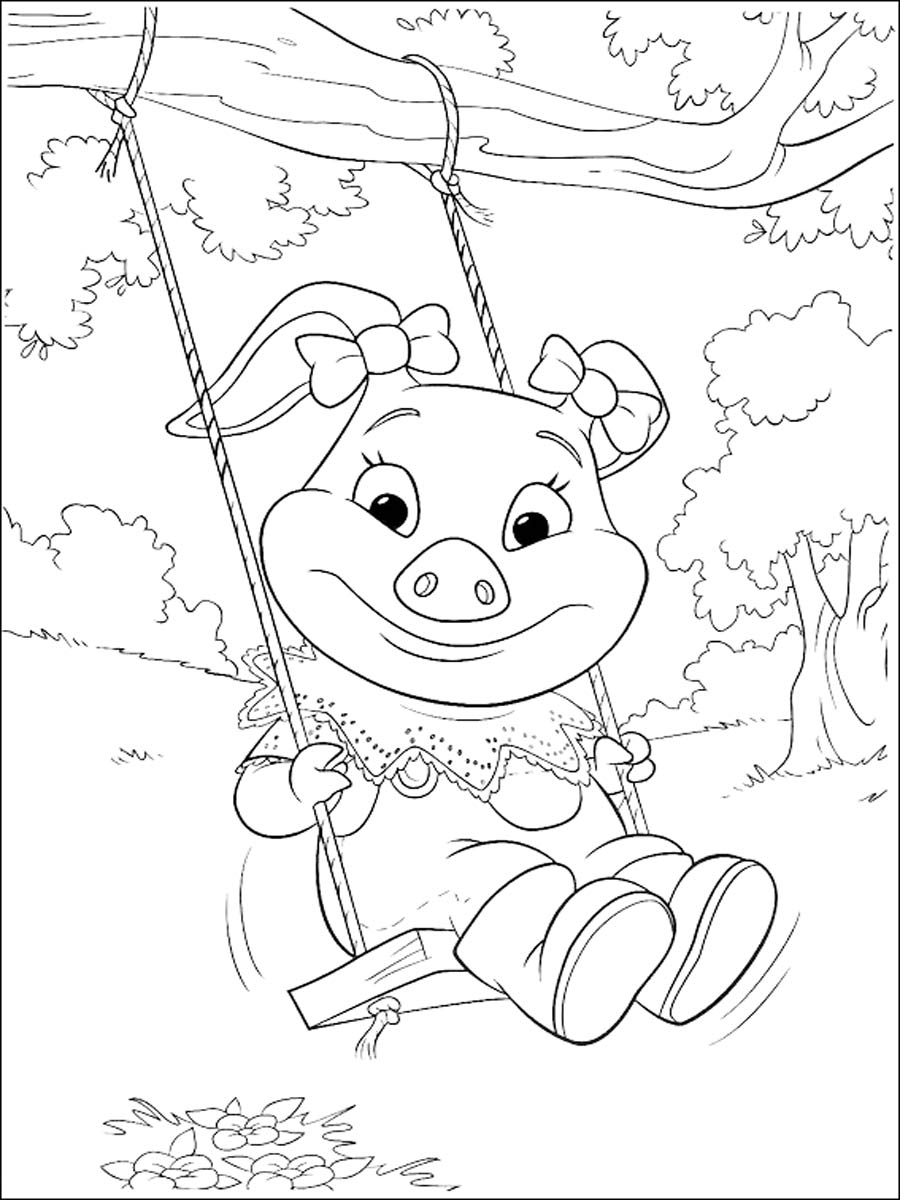 Jakers! The Adventures of Piggley Winks 6 coloring page