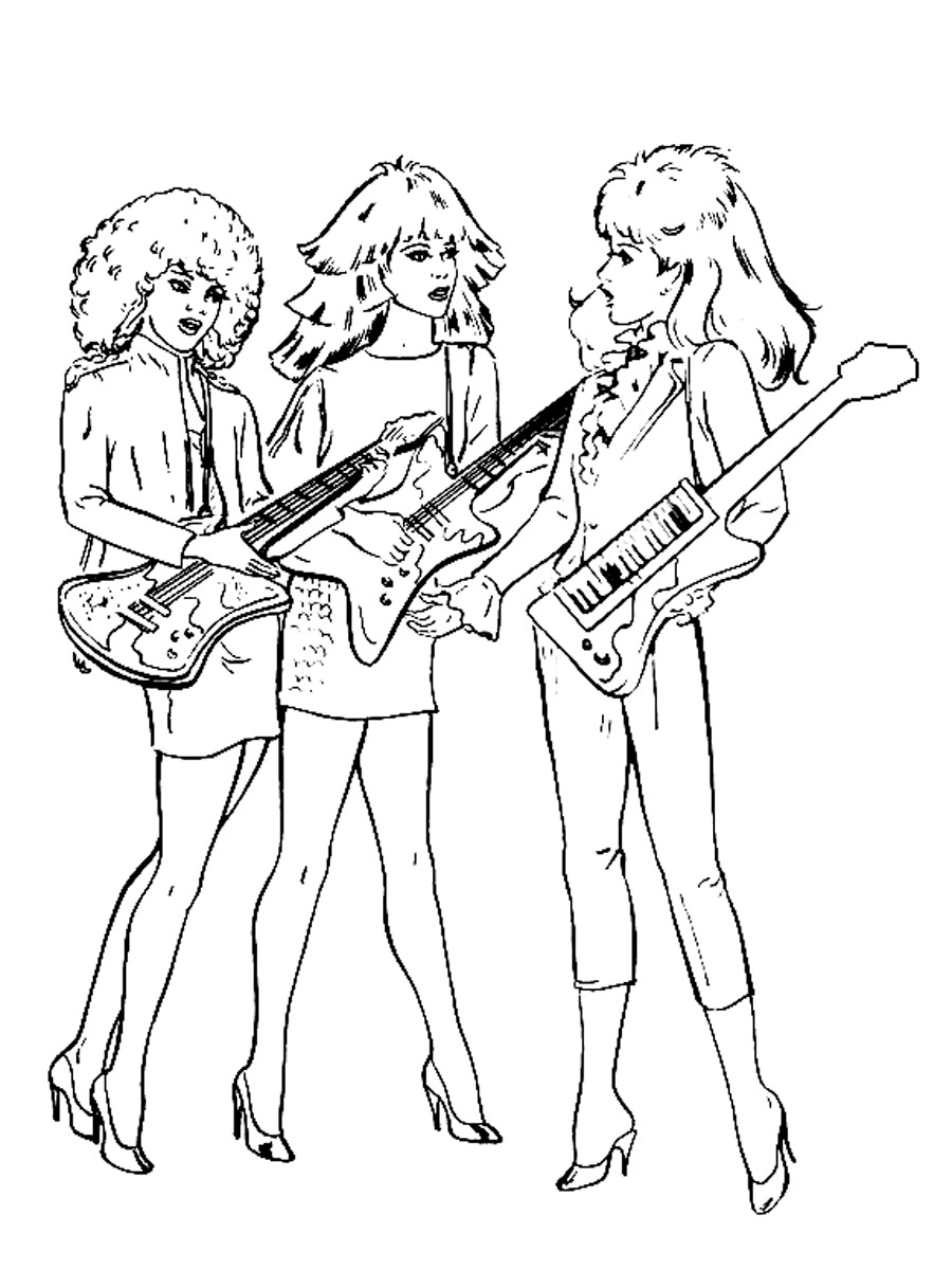 Jem and the Holograms 6 coloring page
