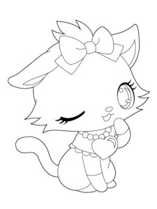 Jewelpets 8 coloring page