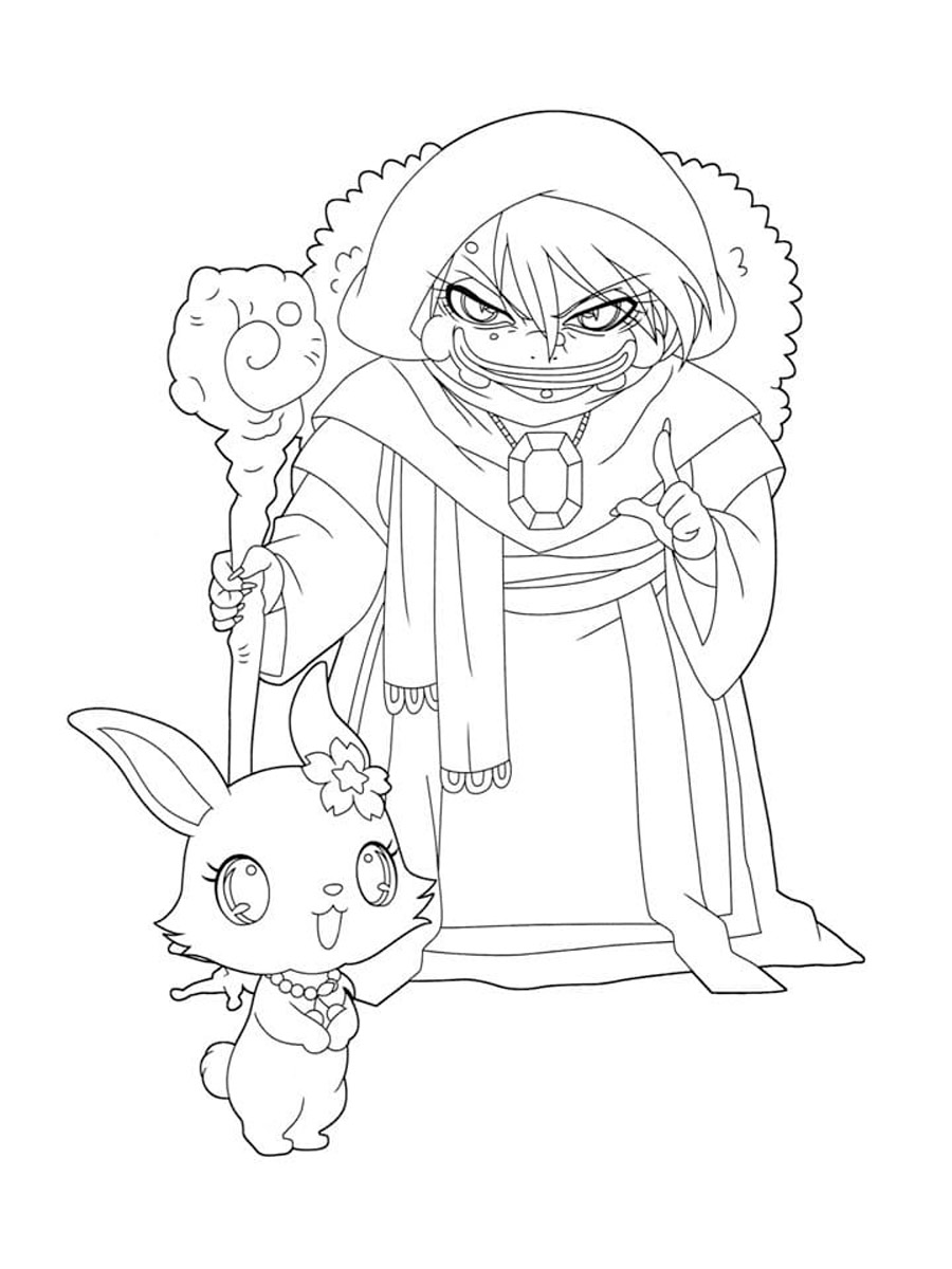 Jewelpets 7 coloring page