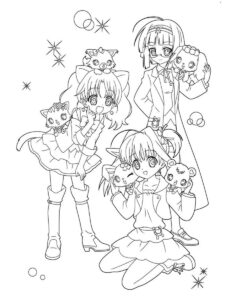 Jewelpets 5 coloring page