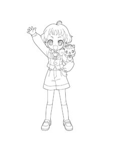 Jewelpets 3 coloring page