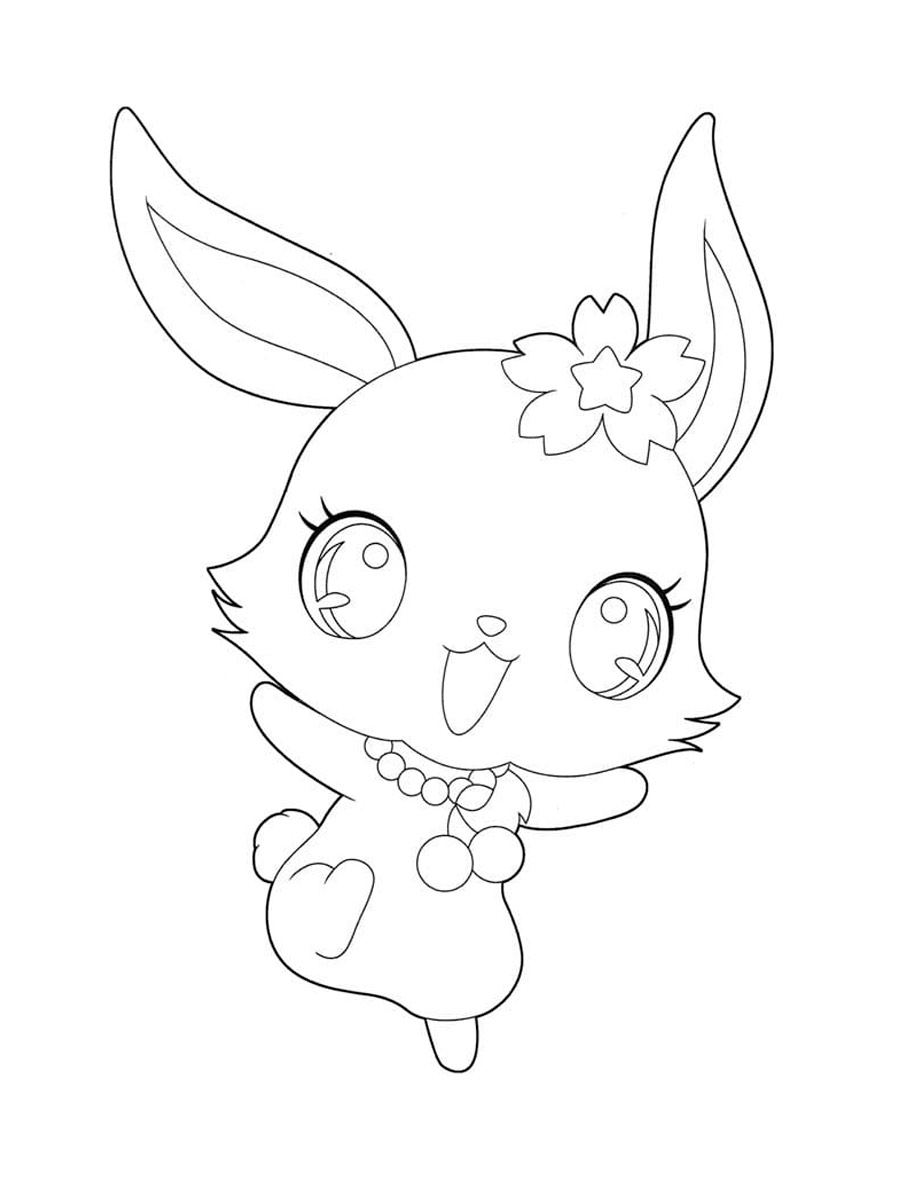 Happy Ruby coloring page