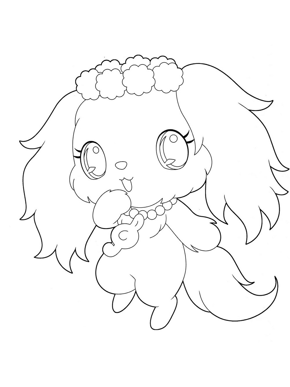Sapphie Jewelpets coloring page