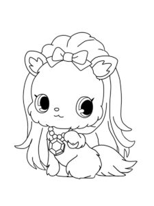 Jewelpets 13 coloring page