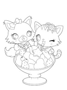 Jewelpets 11 coloring page