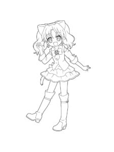 Jewelpets 10 coloring page