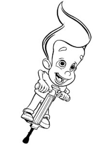 Jimmy Neutron 1 coloring page