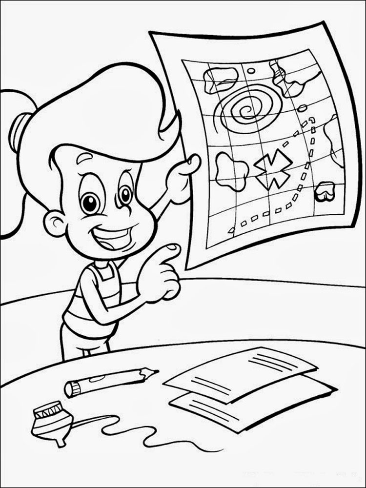 Jimmy Neutron 11 coloring page
