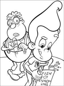 Jimmy Neutron 13 coloring page