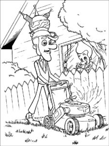 Jimmy Neutron 16 coloring page