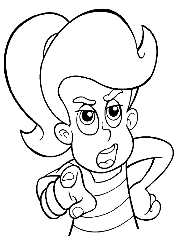 Jimmy Neutron 19 coloring page
