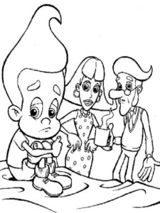 Jimmy Neutron 2 coloring page