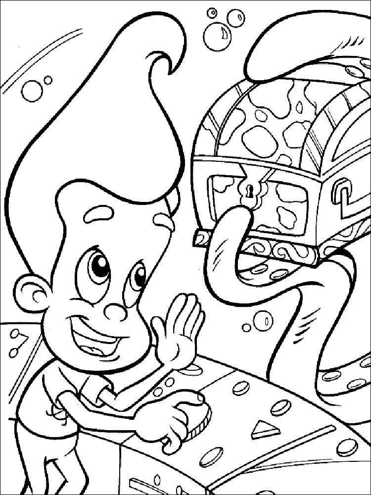 Jimmy Neutron 20 coloring page