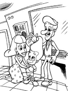 Jimmy Neutron 25 coloring page