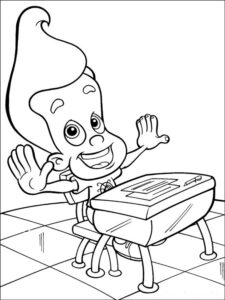 Jimmy Neutron 8 coloring page