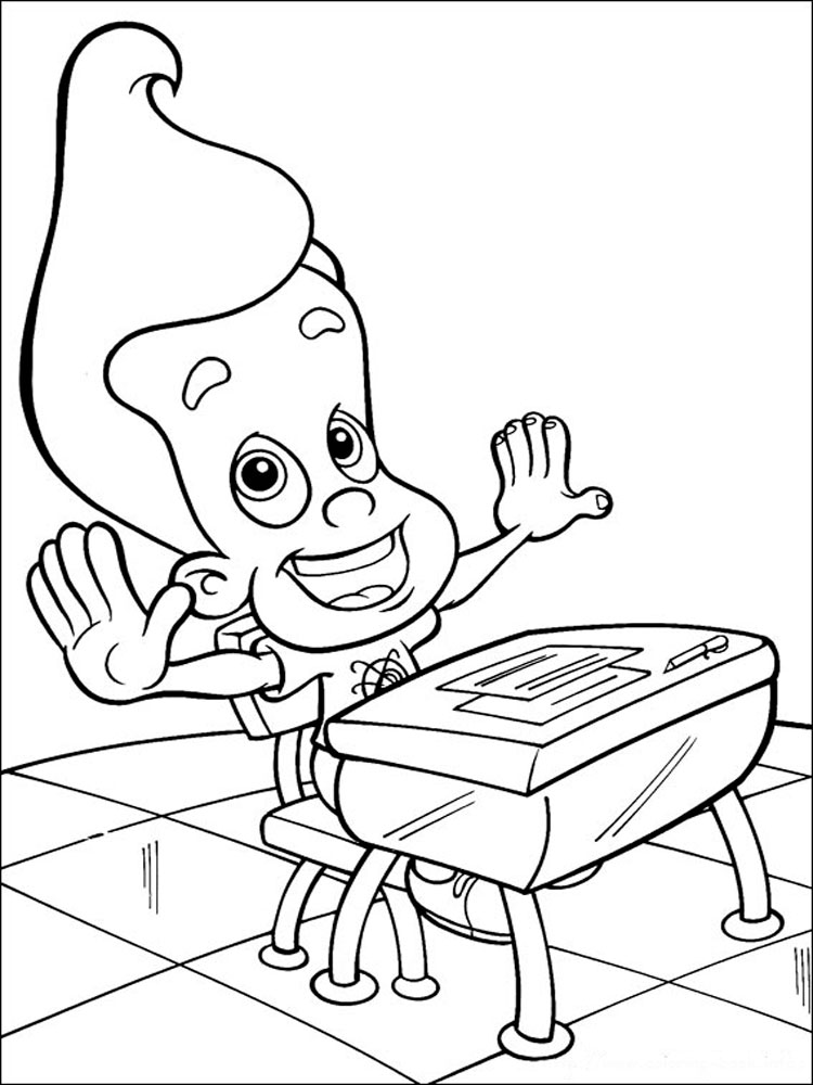 Jimmy Neutron 8 coloring page