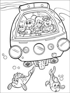 Jimmy Neutron 9 coloring page