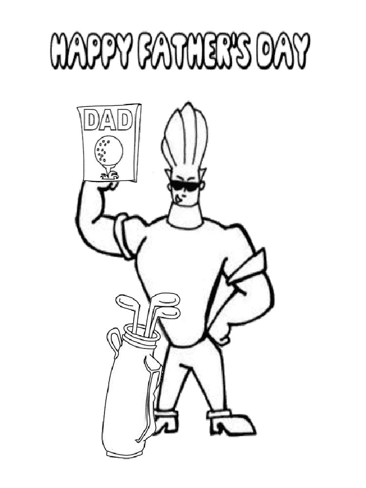 Johnny Bravo 4 coloring page