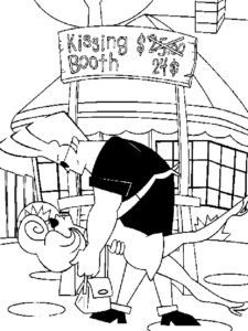 Johnny Bravo 8 coloring page