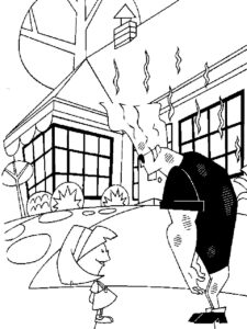 Johnny Bravo 9 coloring page