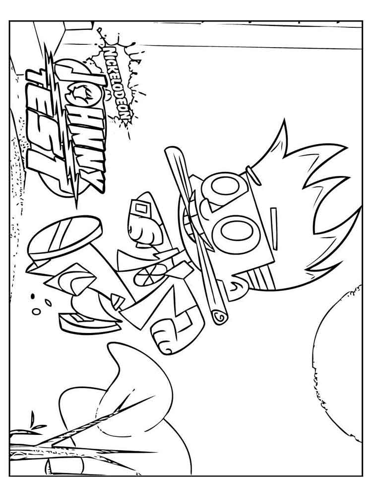 Johnny Test 7 coloring page