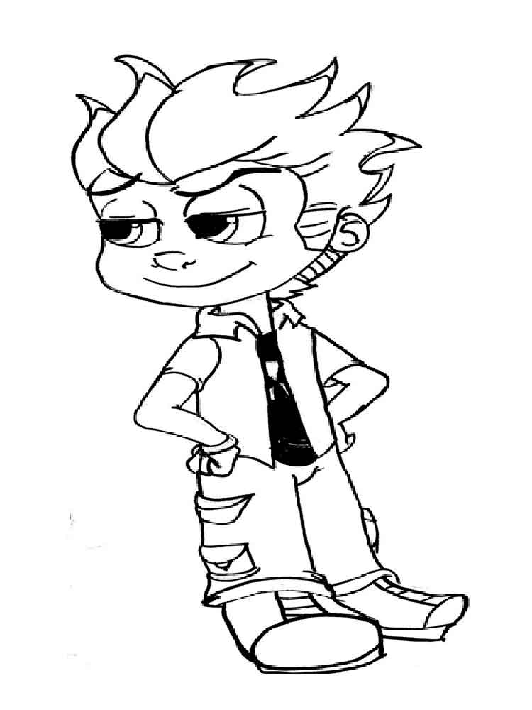 Johnny Test 8 coloring page