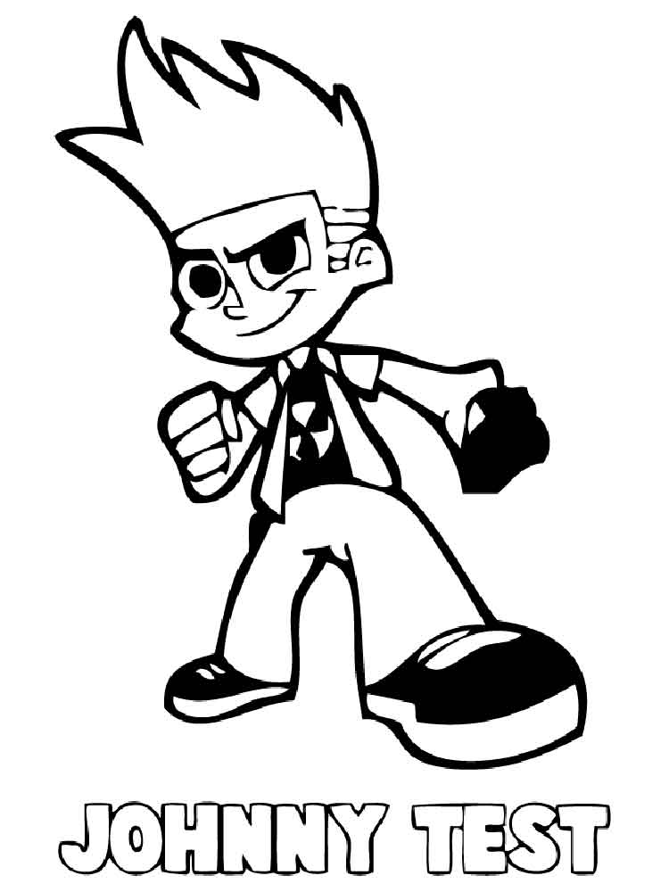 Johnny Test 2 coloring page