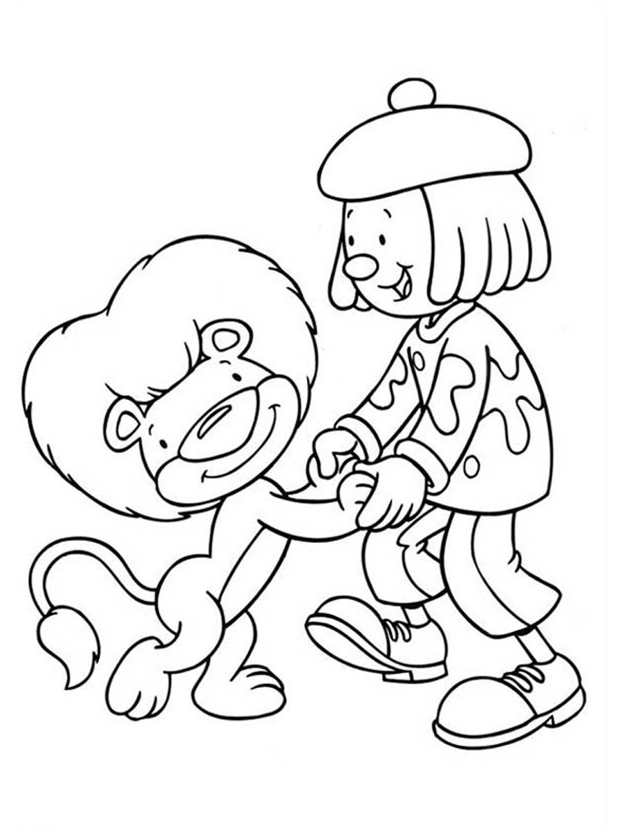 JoJo and Goliath coloring page