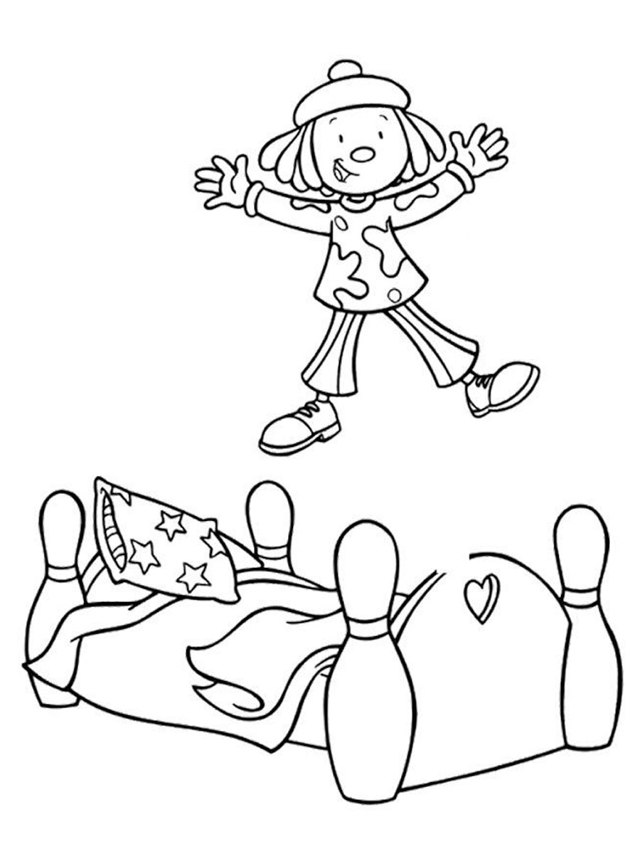 Happy Jojo coloring page