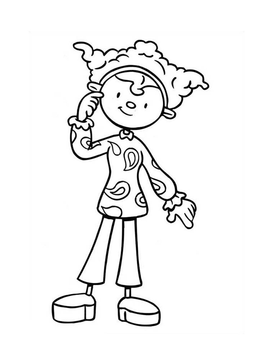 Mrs. Kersplatski coloring page